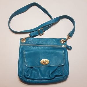Roots Turquoise Crossbody Bag